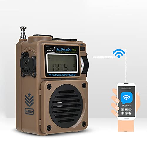 Full Band Radio Draagbare FM/MW/SW/WB Radio-ontvanger Bluetooth-compatibele spreker voor Party Dances Family Parties Muziekspeler - Image 4