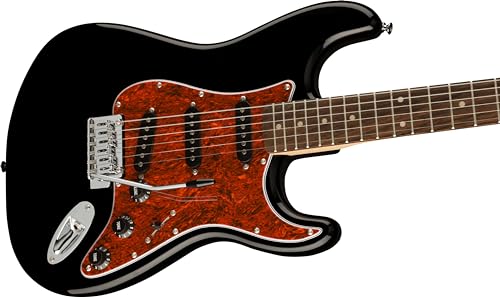 Image of Fender Squier Affinity Stratocaster - Limited Edition Black, Tortoise Shell Pickguard