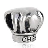 I Love Cooking Chef Hat Charm Cap Beads fit for Women Charms Bracelets