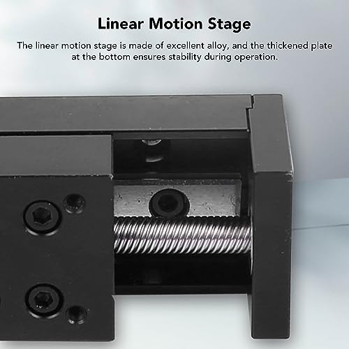 Actionneur de Scène Linéaire 150mm et Rail Unique de Guidage pour Châssis CNC XYZ - 4