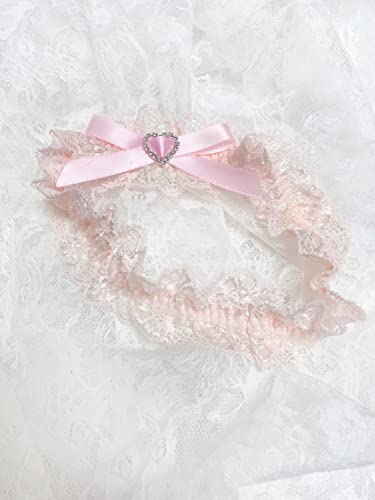 Image of Blue Garters for Bride Wedding Garter Set for Bride Bridal Garter Leg Thigh Blue
