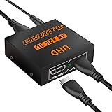 HDMI Splitter, Sorthol 1 in 2 Out HDMI Splitter Audio Video Distributor 3D & 4K x 2K Box for HDTV, STB, PS3, PS4 Pro Blu-Ray DVD Player, Projector Etc