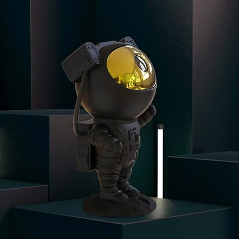 SFOUR SFOUR Astronaut Galaxy Projector Night Light，Lights for Bedroom,Kids Room Decor Aesthetic, Adjustable Head Angle,Gift for Kids Adults Home Party Ceiling Decor，Christmas Gift photo 3