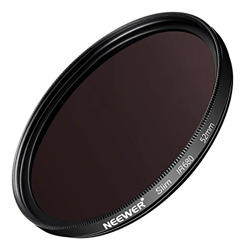 Neewer 52MM IR680 Infrared X-Ray Filter for Nikon D3300 D3200 D3100 D3000 D5300 D5200 D5100 D5000 D7000 D7100 DSLR Camera, Made of HD Optical Glass and Aluminum Alloy Frame