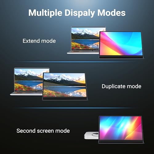 Image of MINIX SF10T Portable Monitor 10.5 inch Touchscreen Laptop Monitor IPS 178 Wide-Viewing /Built-in Dual Speakers Low Blue-Light /HDR Eye Care External Screen w /Smart Cover for Mac PC Xbox PS4 /5 Switch