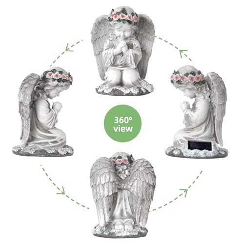 SUPERDANT Baby Grabschmuck Metall - Wetterfeste Engelsfigur Für Garten & Grab