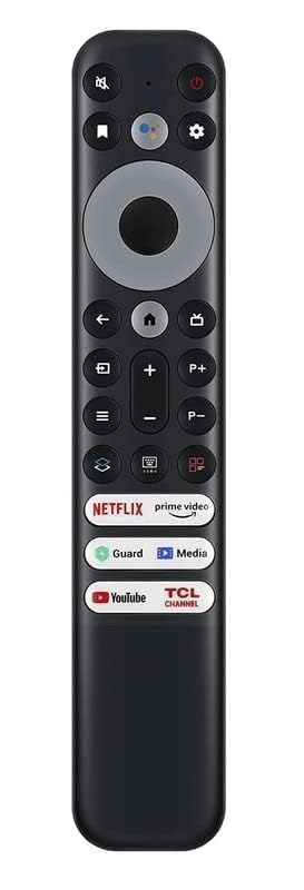 Image of Compatible for TCL Tv Remote Original RC902V Model Bezel-Series P635 Pro Series Non Voice Command Remote Control (Without Google Assistant Feature)