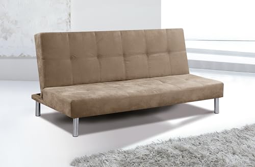Sofá cama clic-clac moderno SHIITO Levis 188x88 cm | Salón elegante piedra 3