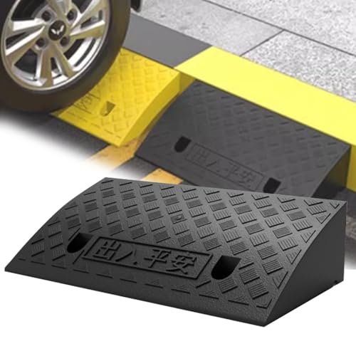 GZKDKZB Rampa de umbral para sillas de Ruedas con elevación de 2/3/5/6 Pulgadas, rampa de Goma para bordillo de Entrada, rampa de Acceso para Coche, Remolque, Scooter, Bicicleta, rampa de