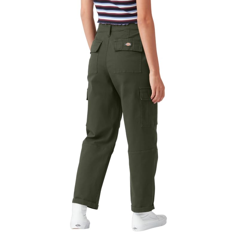 Image of Dickies Women's Relaxed Fit Cropped Cargo Pants