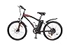 DJ Mountain Bike 750W 48V 13Ah Power Electric Bicycle, Matte Black, LED Bike Light, Fork Suspension and Shimano Gear #2