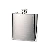 6 oz Heupfles Set Rvs Pocket Whiskey Kolf Flagon met 2 Kleine Glazen en Trechter voor Mannen Klimmen bar Party Drinker (Color : Silver, Size : 6oz/170ml)