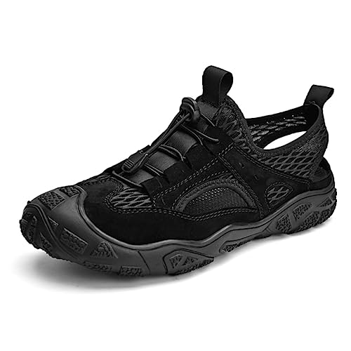 Men's Breathable Mesh Shoes Outdoor Sandals Men's Casual Sneakers Comfortable Beach Sandals(40)