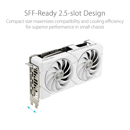 Image of ASUS Dual GeForce RTX 4070 EVO OC Edition 12GB GDDR6 Gaming (Nvidia GeForce RTX4070 DLSS 3, 475 AI Tops, PCIe 4.0, 1x HDMI 2.1a, 3X DisplayPort 1.4a, DUAL-RTX4070-O12GD6-EVO) + Indiana Jones