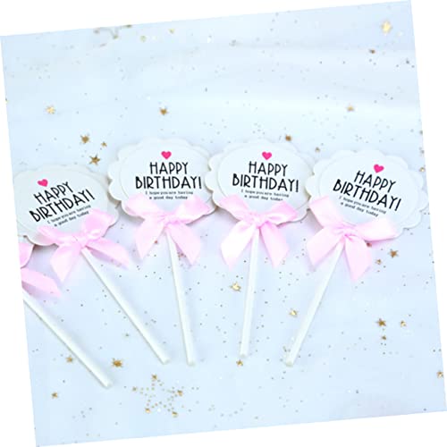 TOGEVAL 30 Pçs Decoração De Casamento Decoração De Bolo Decoração De Carta Palhetas De Frutas De Pap