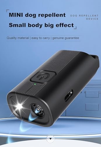 2025 Portable Mini Dog Bark Deterrent Devices & Barks no more dog training device,Rechargeable Ultrasonic and Flash-Light,Alternative to Painful Dog Shock Collar,Just Press-Without Hurting Your Pet