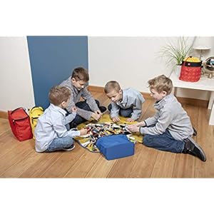Legostorage4piecetoteandplaymat Urban Country Home Decor Lego storage 4 piece tote and play mat urban country home decor