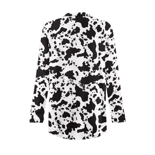 Image of Women's Lightweight Cardigans with Pockets Trendy Long Sleeve Open Front Cardigan Casual Tops Jackets Fall Oufits S-2XL