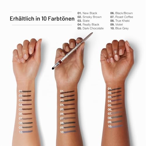 Clinique Quickliner™ For Eyes | Automatik-Eyeliner-Stift zum Herausdrehen | Wasserfest + wischfest + sicher für empfindliche Augen – Ansicht 5