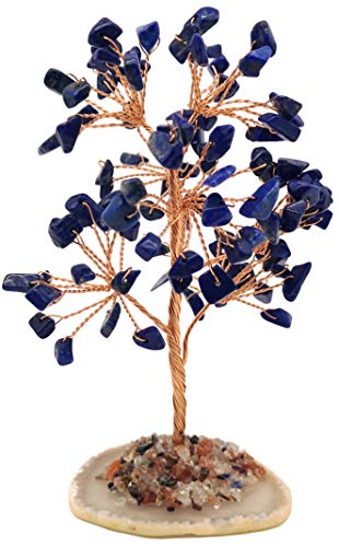Mina Heal Crystal Gem Money Tree for Chakra Healing Feng Shui Fortune Good Luck Wealth & Prosperity