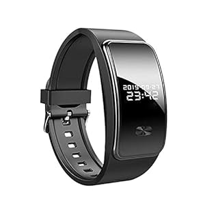 Deesen Audio Voice Geactiveerde Pols Armband Opnamen Mp3 speler Voice Recorder Horloge 8 GB HIFI voor Lezingen (8G)