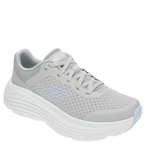 Image of Skechers Women's Max Cushioning Endeavour Canova Running Shoes, Light Gray, 5