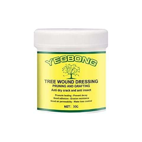 Plant Healing Balm | Tree Wound Pruning Sealer | Quick Plant Healing Agent, Bonsai Tree Cut Paste Pruning Compound, Garden Plant Grafting Treatments, 30g/100g/300g Cover