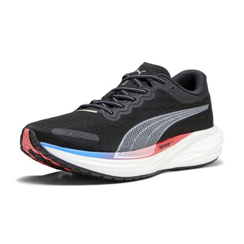 PUMA Mens Deviate Nitro 2 Running Sneakers Shoes - Black - Size 11.5 M2