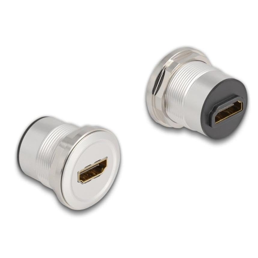 DELOCK buisson de montage HDMI 8K 60 HZ aluminium