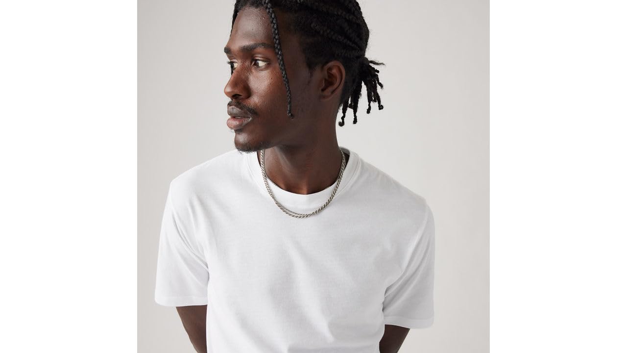 Levi's Slim 2-Pack Crewneck Tee T-Shirt Homme