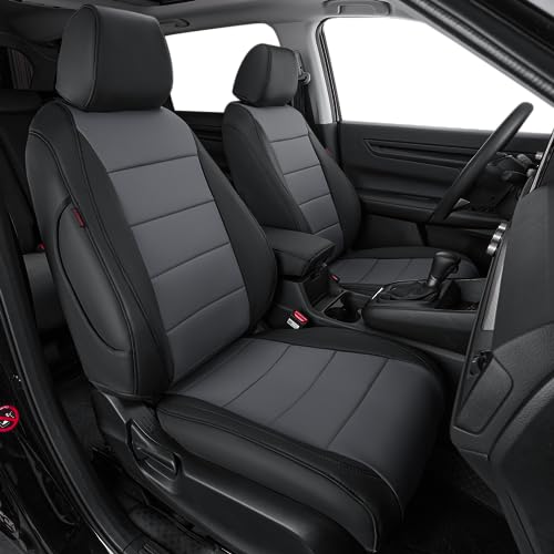 Housses de siège Honda HRV 2023 2024 coverdream similicuir noir gris