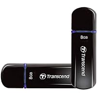 Transcend JetFlash 600 Extreme-Speed 8GB USB-Stick (bis zu 20MB/s Lesen, USB 2.0), Blau – Ansicht 3