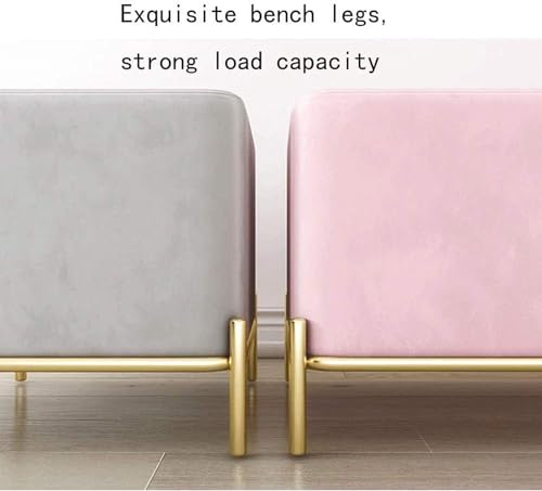 Reposapiés salón y taburete de sofá nórdico elegante para dormitorio 7