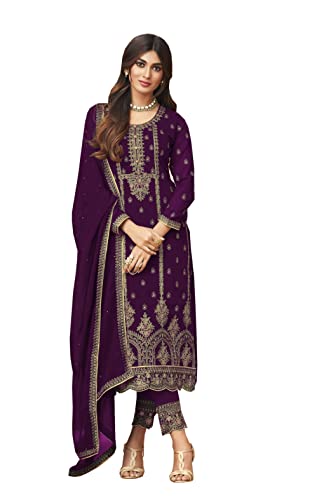 Image of Delisa Indian /Pakistani Wedding Partywear Plus Size Pant Salwar Kameez Ready to Wear Salwar Suit for Womens 01