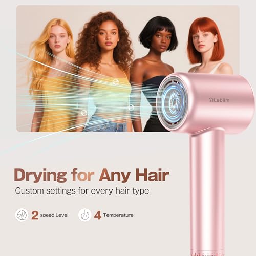 2026 Upgrade Labiim Hair Dryer, High-Speed Ionic Blow Dryer with Brushless Motor for Fast - image 2