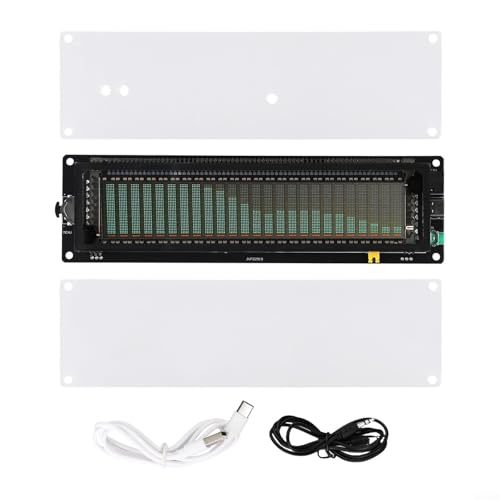Medidor de VU con pantalla VFD y micrófono integrado para monitoreo visual de música 2