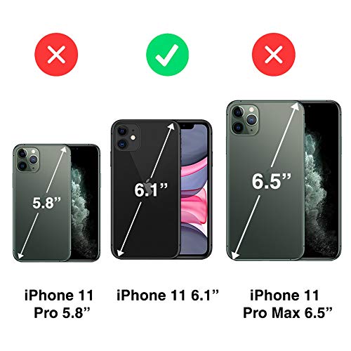 Beyond Cell Tri-Shield Phone Case Compatible With Iphone 11 (2019) 6.1” Only, Military Grade Drop Tested, Shockpoof High Impact Rugged Armor Cover With Metak Kickstand, Belt Clip Holster #TOP5