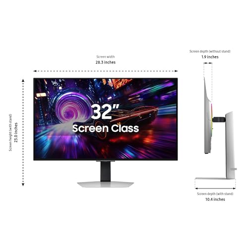 undefined SAMSUNG 32” Odyssey QD-OLED G8 (G81SF), 4K, 240Hz, Gaming Monitor, 0.03ms Response Time, DisplayHDR True Black 400, AMD FreeSync™ Premium Pro, G-Sync Compatibile, 3 Yr Warranty, LS32FG810SNXZA, 2025 の商品画像 3
