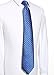 KissTies 63'' XL Extra Long Ties for Tall Men Sapphire Blue Check Necktie + Gift Box