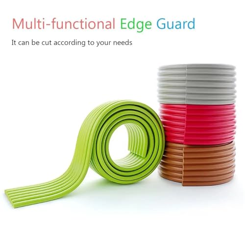 Protector de bordes de espuma, tira de protección de seguridad de 2 metros para esquinas de escritorio y mesa, cojín de seguridad infantil para protección del hogar