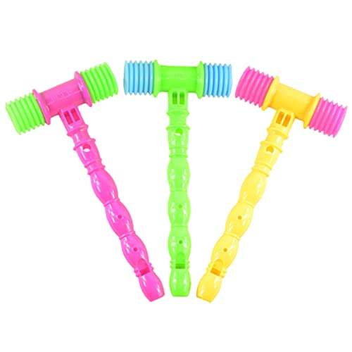 Image of Toyvian 12 Pack Toddler Hammer Toys Soft Plastic Squeaky Sound Hammer Toy for Kids Ages 1-4 Party Favors and Outdoor Play