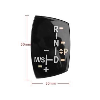 Amazon.com: Srxhappy LHD Car Gear Shift Knob Panel Trim