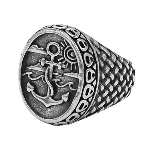 Cadeau de Noël Bague Viking Homme Anneau Runes Mythologie Nordique