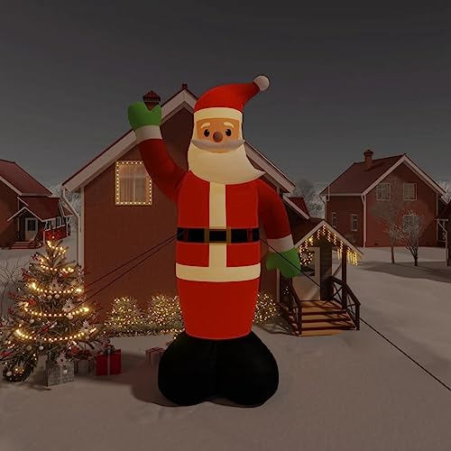 Père Noël gonflable résistant aux intempéries pour extérieur