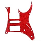 *【Design à 10 trous】: le pickguard dispose de 10 trous sur le côté.
