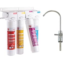 Logico Aqua Aquawater - 106121 - Filtración de agua de bebidas - Aqua Ultrapur - Sistema de filtración ultra debajo del fregadero
