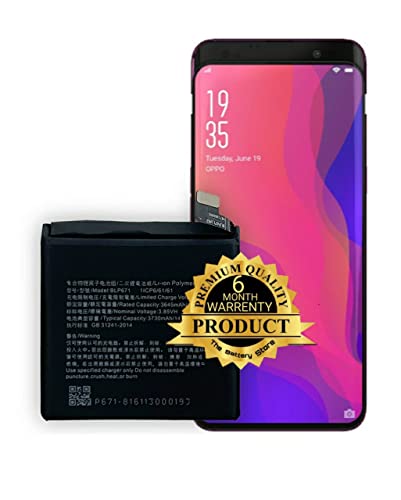 Image of THE BATTERY STORE Original Battery BLP671 Battery for Oppo Find X / CPH1871, PAFM00 Battery with 6 Month Warranty and High Capacity Battery Backup Carefully Check Your Phone Model and Purchase(FOR BLP671)