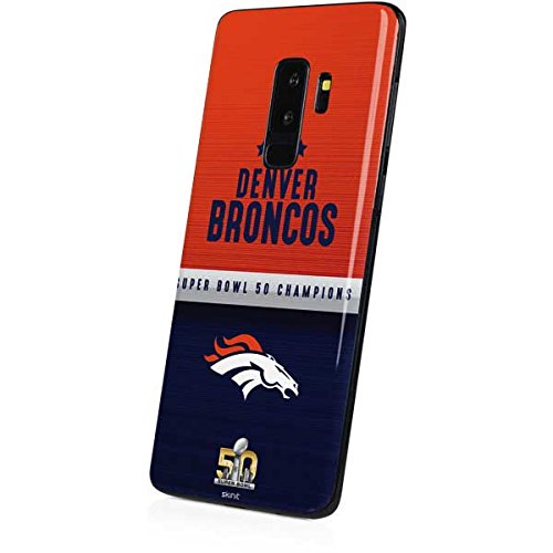 Skinit Decal Phone Skin Compatible with Galaxy S9 Plus - Officially Licensed NFL Denver Broncos Super Bowl 50 Champions Design