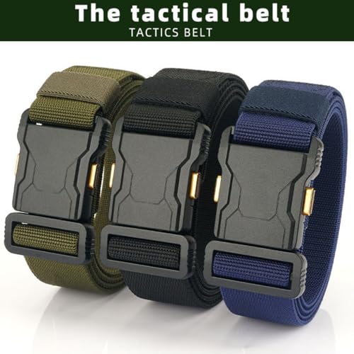 Tactical Quick-Release Belt with Aluminum Alloy Buckle for Men's Outdoor Training and Hunting Belt2