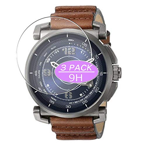 VacFun 3 Pezzi Vetro Temperato Pellicola Protettiva, compatibile con Diesel On Time Hybrid, Protezioni Schermo Screen Protector NuovaVersione